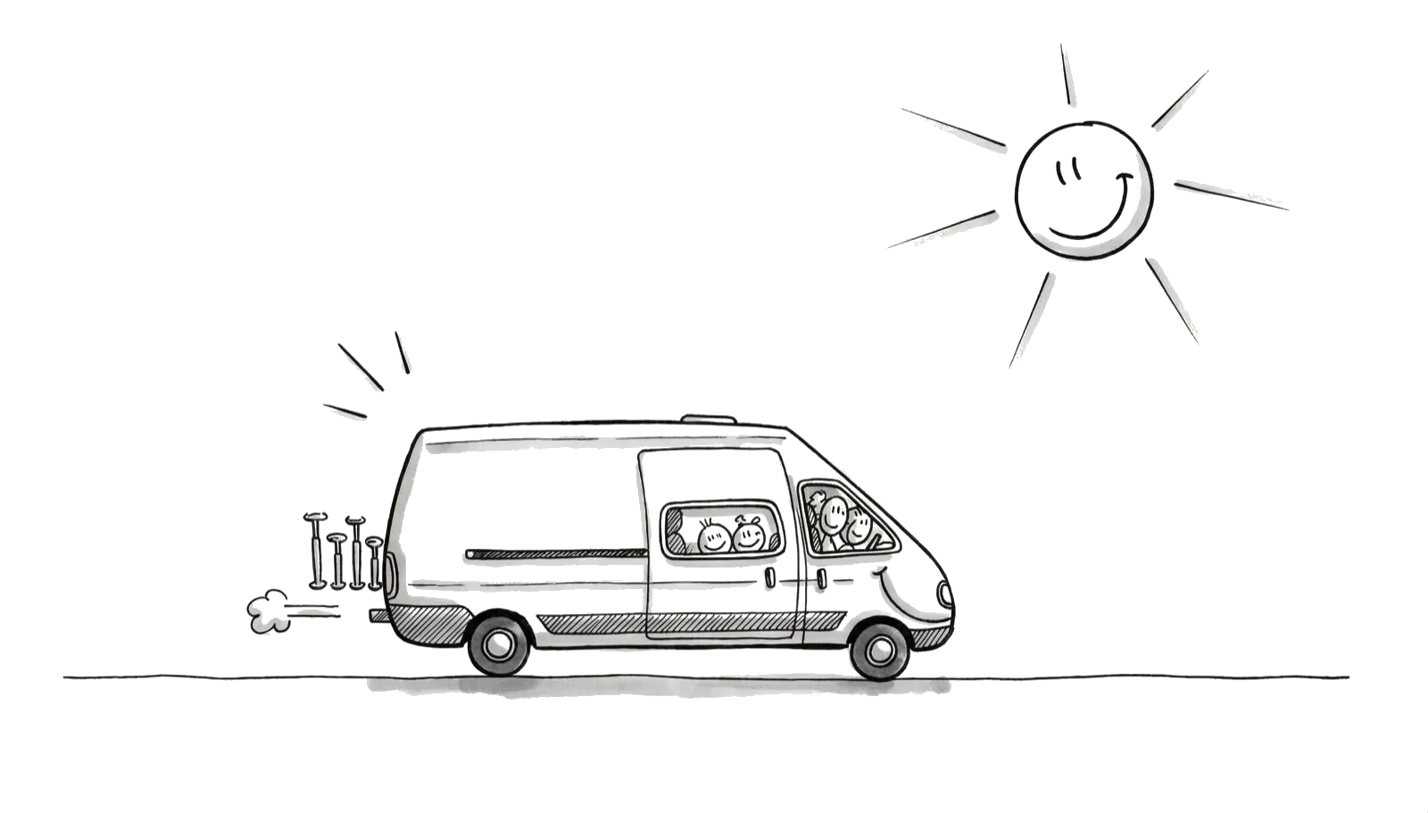 L'aménagement de Caillou : du fourgon vide au van de nos rêves