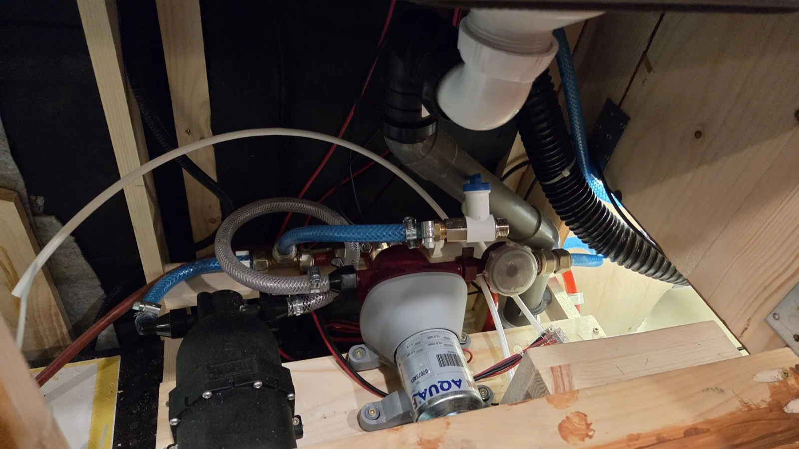 Système d'eau du van